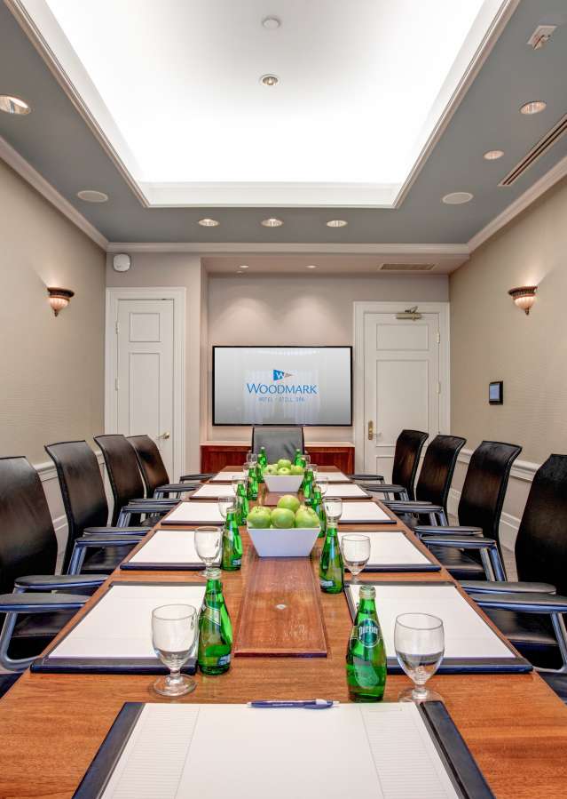 Meeting Room at the Woodmark Hotel